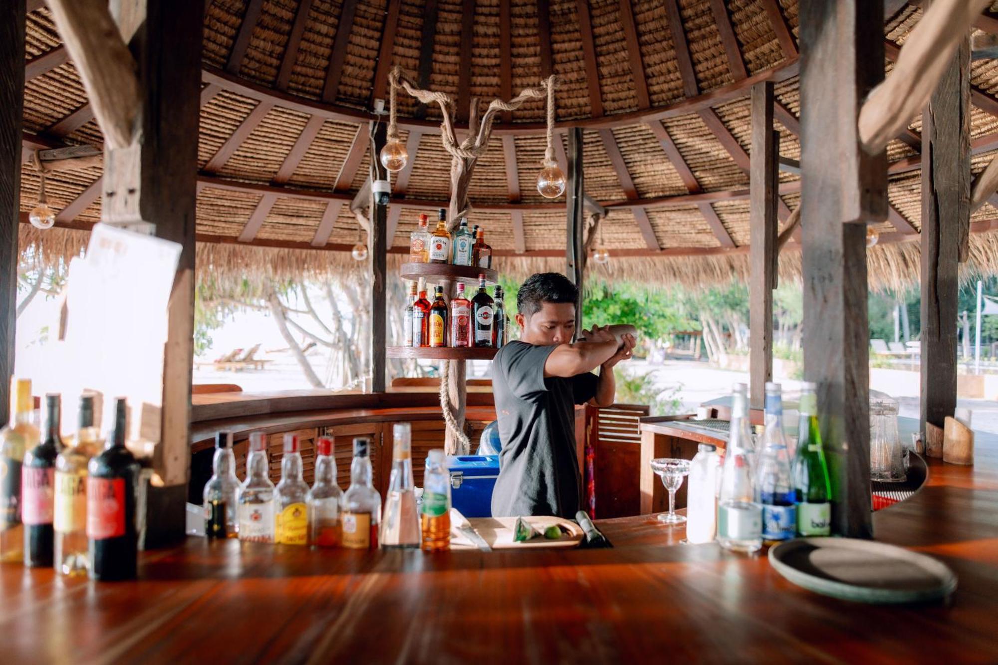 Island View Bar & Bungalow Gili Air Dış mekan fotoğraf