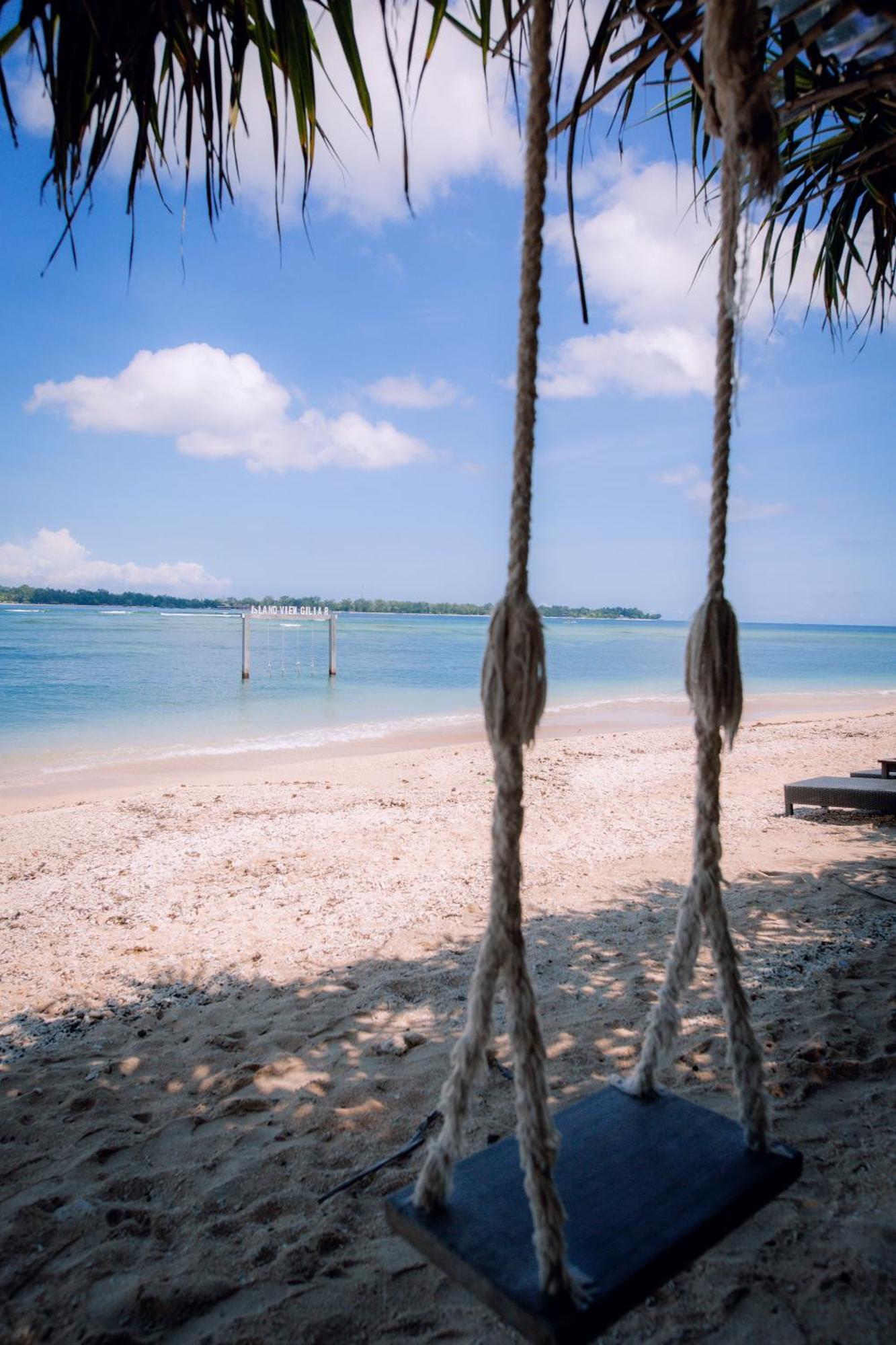 Island View Bar & Bungalow Gili Air Dış mekan fotoğraf