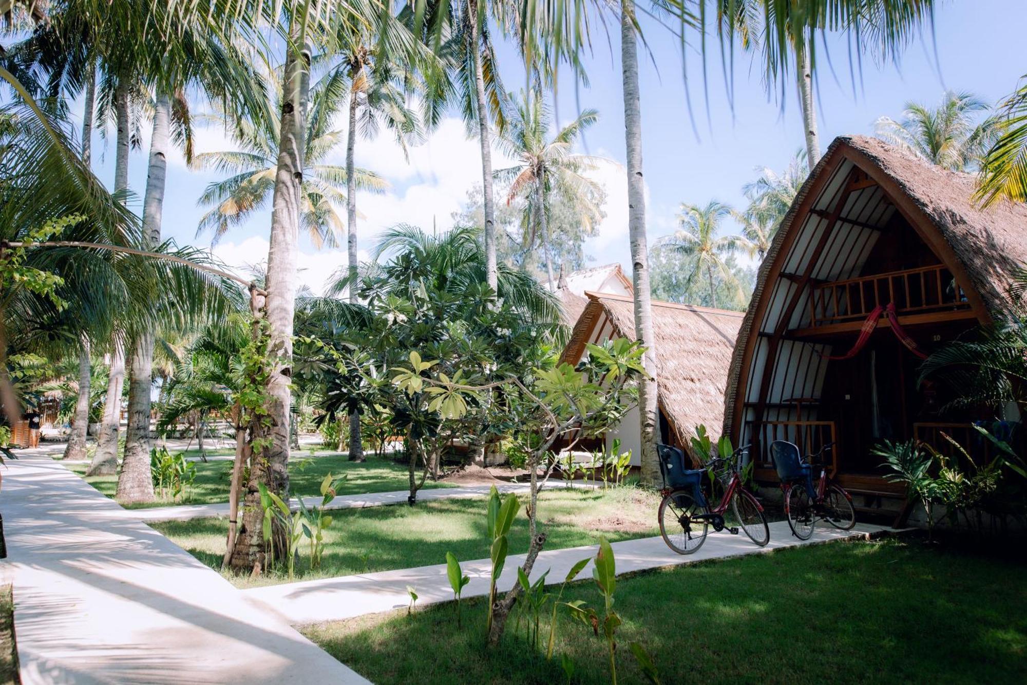 Island View Bar & Bungalow Gili Air Dış mekan fotoğraf